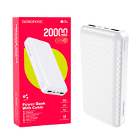 Портативное зарядное устройство (Power Bank) Borofone BJ3A 20000 mAh (10W, 2USB, MicroUSB, Type-C) Б