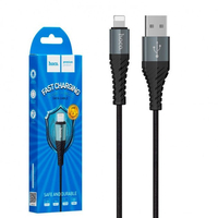 Кабель USB HOCO (X38) для iPhone Lightning 8 pin (1м) (черный)