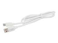 Кабель USB VIXION (K28m) 3,5A microUSB (1м) (белый)
