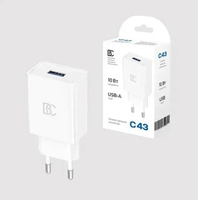 СЗУ USB BC C43 (10W) Белый