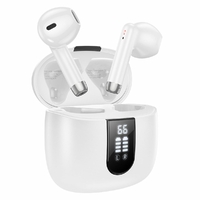 Беспроводные наушники Bluetooth Hoco EW36 (TWS, вкладыши)+ Дисплей Белый