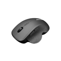Мышь беспроводная Jet.A Comfort OM-U65G, Rubber Oil, 6 кнопок, черная (800-1600dpi, сенсор Pixart 30
