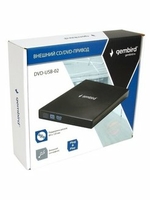 Привод внешний Gembird DVD-USB-02 Black