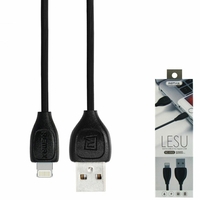 Кабель USB Remax Lesu RC-050i для iPhone Lightning 8 pin (1м) (черный)