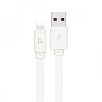 Кабель USB HOCO (X5 Bamboo) для iPhone Lightning 8 pin (1м) (белый)
