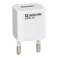 Сетевой адаптер EPA-01 1 USB, 5V/1А, пакет Defender