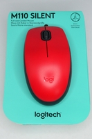 Мышь Logitech M110 Silent, USB, Red (910-005489/910-005501)