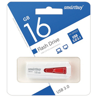 Флеш-драйв Smart Buy USB 3.0 16GB IRON White/Red