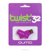 Накопитель USB Flash-32GB Qumo Twist (фиолетовый)