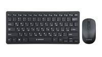 Набор клавиатура+мышь беспроводной Gembird KBS-9100 Black